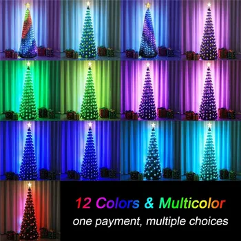 20M LED RGB DIY Božično Drevo Pravljice Lahka Nepremočljiva Bakrene Žice Niz Luči Garland Za na Prostem Počitnice Stranka Dekor