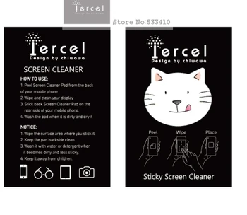 20pcs Mačka oblikovanje za mobilne naprave zaslona, ki so čistejši.Luštna mačka Čarobno čistejši.Mobilni lepljivo čistilo,mini mobilni telefon čistilo brezplačna dostava