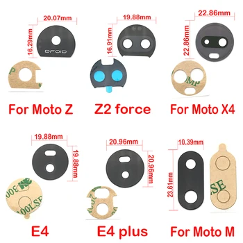 20pcs，Zadaj Kamero Nazaj Stekleni Pokrovček Objektiva rezervnih Delov Za Motorola Moto E4 G4 G5 G5s G6 Plus G7 Moč G8 Igrajo X4