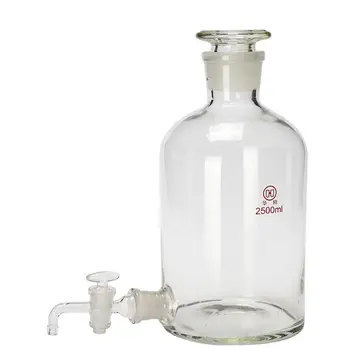 2500ml Stekla Aspirator Steklenico 2.5 L Labratory Kemija Stekleni izdelki