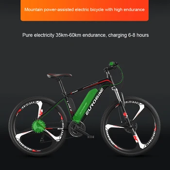 27 hitrost električna kolesa Aluminij zlitine električno kolo za odrasle, 3 noži 26 inch dvojno zavor e kolo gorsko ebike