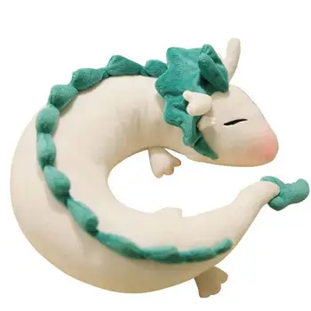 28 cm Vroče Ghibli Hayao Miyazaki Anime Plišastih Igrač Živahen Stran Haku Srčkan Lutka Polnjene Plišastih Igrač U-Oblika Vratu Blazino Božično Darilo