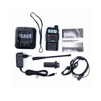 2PCS BaoFeng UV-5R Walkie Talkie 5w CB Ham Radio hf fm Sprejemnik, 128CH VHF&UHF Ročne Radijske Postaje Za Lov na 10km UV-5R