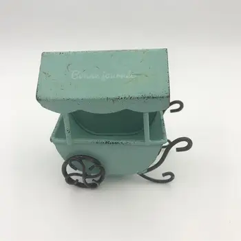2Pcs/Lot 8.5 x 5.5xH8.5 CM Mini vrt vozički, igrače Mini wogons francais lutke dekoracijo Stranka Darilo