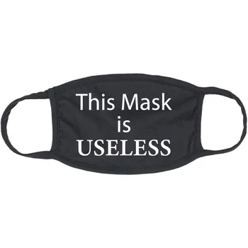 2pcs Masko Je Neuporabna Pismo Tiskanja za Večkratno uporabo Maske za Zaščito Stroj Usta Masko za obraz ščit Masko za Obraz Maska Krpo