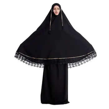 2pcs Muslimanske Ženske Tradicionalno Ogrinjalo Obleko Dvojno Plast Islamskih Molitev Postavlja Visoko Kakovost in Nove blagovne Znamke