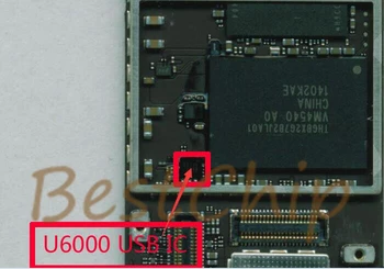 2pcs/veliko U6000 za ipad 5 Zraka, Polnjenje prek kabla USB IC 36pins