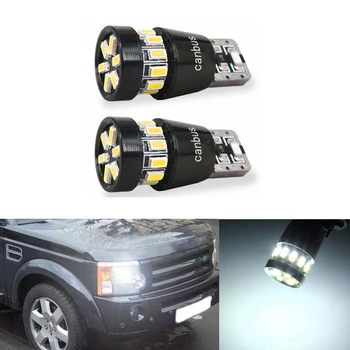 2x T10 SMD 3014 18 LED W5W Parkiranje Lučka za Potrditev Luč Za Land Rover v8 discovery 4 2 3 x8 freelander 2 defender A8 a9