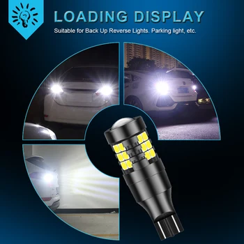 2x W16W T15 LED Žarnice Canbus Avtomobilske Varnostne Rezerve Luči, Žarnica 921 NE OBC Napak Za Mercedes Benz W203 W211 W204 AUDI A3 A4 A5