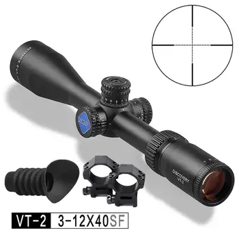 3-12 X40 SF Odkritje VT-2 Optična SF Strani Osrednja Mil Dot sight področje madeži obsegov za streljanje v tarčo