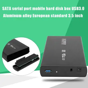 3,5-palčni Trdi Disk, v Primeru, SATA da USB3.0 Adapter Zunanje Ohišje HDD
