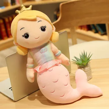 30 cm-110 cm, Pliš morska deklica Princesa Igrača Srčkan Polnjene Anime morska deklica Plišastih Lutka Otroci Igrače za Rojstni dan Darilo za Dekle