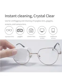 30Pcs Anti-Fog Robčki Očala Pre-navlaženo Antifog Objektiv Obrišite Eyeglass Defogger F3MF