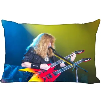 35x45cm Prevleke Dave Mustaine Pravokotnik Svile Pillowcases Posteljo Domači Dnevni Sobi Blazino Zajema Eni Strani po Meri darilo