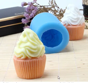 3D Sladoled obliko Milo Plesen, zaradi Česar Obrti Rose Silikonski Milo Izdelava Kalupa Sveča Smolo Ročno Plesni