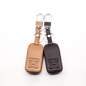 4 Gumbe brez ključa za Daljinsko Smart Usnjena torbica Za Toyota Prejšnji Prius Smart Primeru Zaščitnik Ključa Imetnika Vrečko avtomobilske ključe dodatki