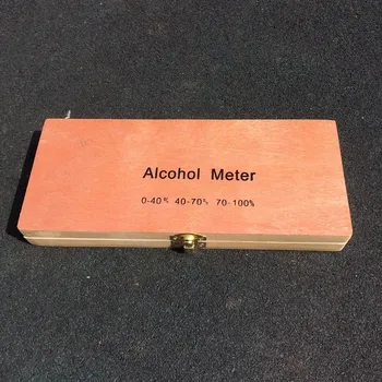 4 KOS Hydrometer Alcoholmeter Nastavite od 0 do Alkohola Meter Tester+Termometer za Vino Koncentraciji Alkohola Meter Orodje