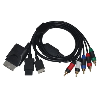 4 v 1 Komponentni AV-Avdio Video Kabel za PS2 za PS3, Wii za Xbox360 1,8 m