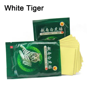 48Pcs Kitajskih Medicinskih Omet Beli Tiger Lajšanje Bolečin Obliž Mišice, Bolečine Obliž Pomoč Spanja Telo Massager Zdravstvenega Varstva D0627