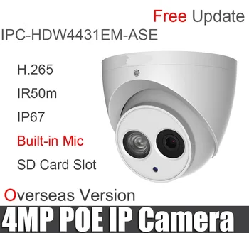 4MP IPC-HDW4431EM-ASE IP kamero POE IR zrkla zamenjajte IPC-HDW4431EM-KOT H. 265 angleški različici DH-IPC-HDW4431EM-ASE cctv IP cam