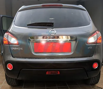 4pcs Bela LED Povratne rezervno žarnico + registrske tablice lučka za Nissan Qashqai J10 J11 LED Zunanje luči komplet 2007-2019