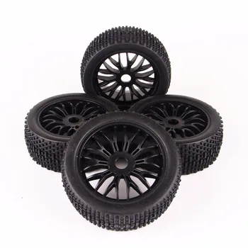 4pcs ruber pnevmatike pnevmatike, platišča za HPI HSP Traxxas 1:8 RC off-road otroški voziček avto deli, dodatno opremo