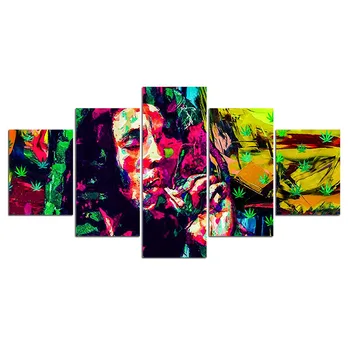 5 Stenah Plakati Slikarstvo HD Natisnjeni Reggae Glasbe Platno Wall Art Rock Znak Slike za Spalnice Doma Dekor Umetnine Uokvirjena