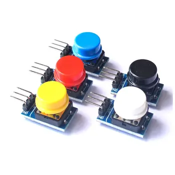 50pcs 12X12MM Velik ključ modula Velik gumb modul Light touch stikalo modul s klobuk Visoko raven proizvodnje za arduino ali raspberry pi