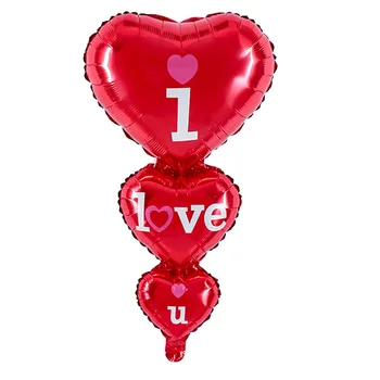 50pcs I Love You/presrečni Dan,/Te Amo Balone in zabavo Dekoracijo Srce Posla Obletnico Poroke Valentine Party Supplies