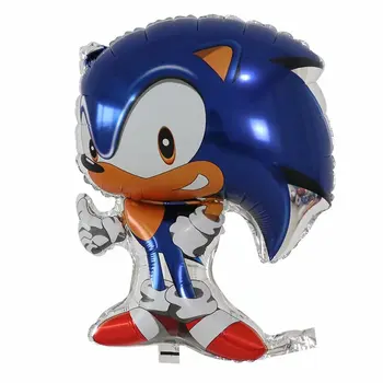 50pcs Sega Sonic Hedgehog Balon Super Junak Folijo Helij Zraka Globos Rojstni Dekoracijo Napihljivi Otroški Klasičnih Igrač