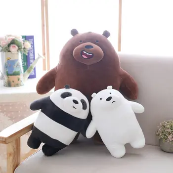 58 cm Risanka Lepe Gole nosi Leži Nosi Mehko Polnjene Panda Plišastih Igrač Kawaii Blazino za Otroke, Otroci, Dekleta, Polnjene Igro Darila