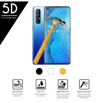 5D pametni telefon polno kaljeno steklo Protector za Oppo Najdi Neo X2 (5G) 6.5