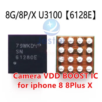5pcs/veliko U3100 fotoaparat VDD POVEČANJE IC SN6128E 61280E SN61280E za iphone X 8 8p XS XS-MAX XR 11/11pro/max