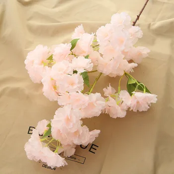 5pcs/veliko umetnih velik cvet Češnje cvetovi poročno dekoracijo šopek rož Streljanje rekviziti Simulacije hruška ponaredek cvetje