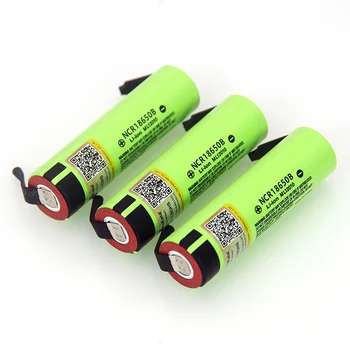 6-30PCS Liitokala novo izvirno NCR18650B 3,7 V 3400mAh 18650 polnilna litijeva baterija za baterije+DIY niklja kos