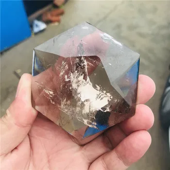 60-65 mm Naravnih dimljen quartz vklesan zvezda David Rock kristal duhovno Reiki Zdravljenje