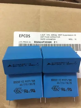 6PCS NOVO EPCOS B32924F3335K 3.3 UF 305VAC PCM27.5 B32924 335/305VAC p27.5 mm 3300NF 3.3UF305VAC 3U3
