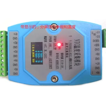 8 kanalni NTC thermistor temperatura pridobitev modul MODBUS RTU protokol 485