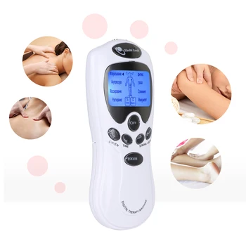 8 Načini DESET Električna Terapija Massager Osvetlitev ozadja LCD-Zaslon Stimulacija Mišic Zdravljenje Naprave Dual Channel Bolečine v Hrbtu, Bolečin