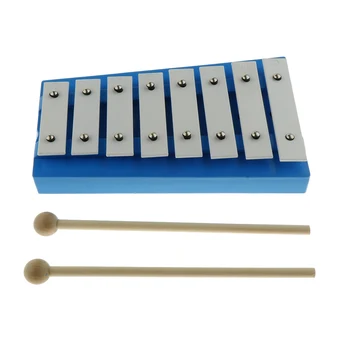 8 Opomba Glockenspiel Xylophone Klavir Mallet Set za Otroke, Otroci, Glasba Igrače