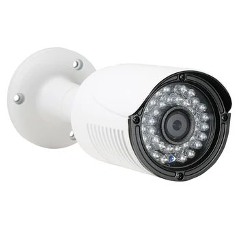 8MP 4K IP Kamera Zunanja POE H. 265 Onvif Bela Kovinski Bullet CCTV Night Vision IR 4MP Video nadzorna Kamera