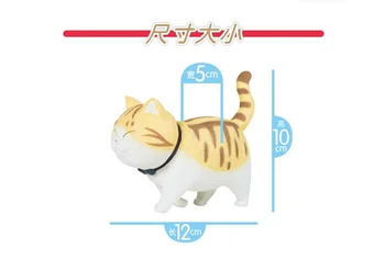 9pcs Modi ACTOYS Luštna Mačka Kitajska Strip Anime Bell Mačka 10 cm Lep Slika Figur Igrače