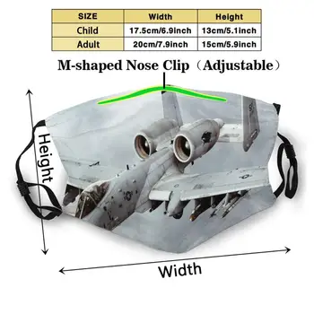 A10 Strele Večkratno Uporabo Usta Masko Stroj Filter Proti Prahu Maske Letalo Letal, Ki So Letala Reaktivni Motor Za Letenje Borec Jet Zraka