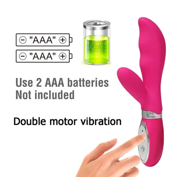 AAA Baterije 30 Frekvence Klitoris G Spot Dvojno Motorji radijskih valov Vibrator Izdelke, povezane s spolnostjo Seks Igrače