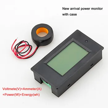 AC 80~260V 100A Digitalni Voltmeter Moči Meter Kazalnik Natančne Ampermeter kWh Vat Energije, Napetost, Trenutna Moč Spremljati Tester