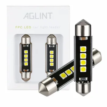 AGLINT 2PCS Festoon C5W C10W 41mm 6451 CANBUS Napak LED Žarnice Auto Avto Notranje Luči LED Zemljevid Svetlobe Prtljažnik, Svetilke Super White