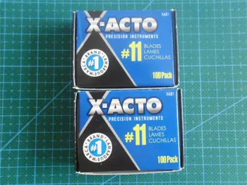 Airlfa brand100pcs/Veliko hobi nož #11 Black X-ACTO hobi nož Ročna Orodja Za Mobilni Telefon, Prenosni računalnik PCB Popravilo hitro brezplačna dostava