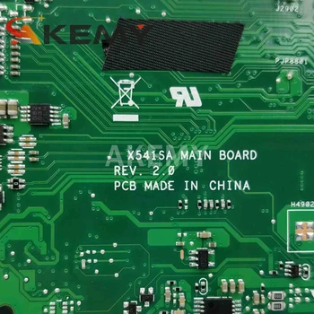 AKemy X541SA matično ploščo Za ASUS X541SA X541S F541S CPU/N3710 4GB/Memory prenosni računalnik z matično ploščo preizkušen dela original mainboard