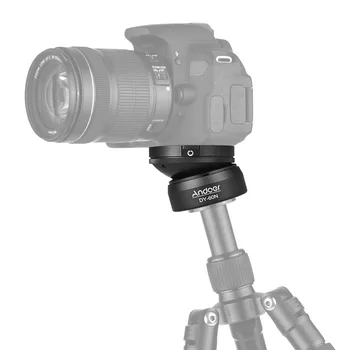 Andoer Glavo Stojala DY-60N Nastavek za Izravnavanje Znanja Leveler Prilagajanje Plošče za Canon, Nikon, Sony DSLR Fotoaparat