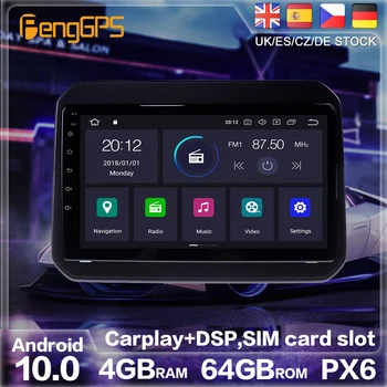 Android 10.0 PX6 GPS Navigacija Za Suzuki Ignis 2016 2017 2018 2019 Radio Stereo Avto DVD Večpredstavnostna Auto Igralec glavna enota 2 DIN